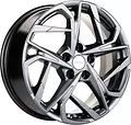 Khomen Wheels KHW1716 (SX-5/Seltos) 7x17 5x114.3 ET 50 Dia 67.1 Black-FP