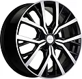 Khomen Wheels KHW1806 (Lifan x70) 7x18 5x114.3 ET 35 Dia 60.1 Black-FP