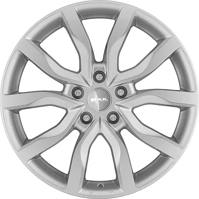 Mak Highlands 9.5x21 5x120 ET 49 Dia 72.6 silver