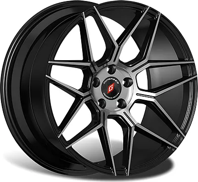 Inforged IFG38 7.5x17 4x100 ET 40 Dia 60.1 Black Machined