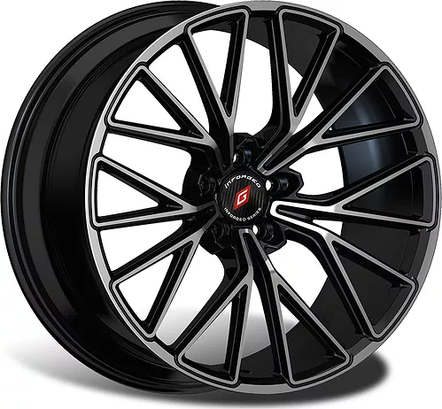 Inforged IFG57 8.5x19 5x112 ET 42 Dia 66.6 Black Machined