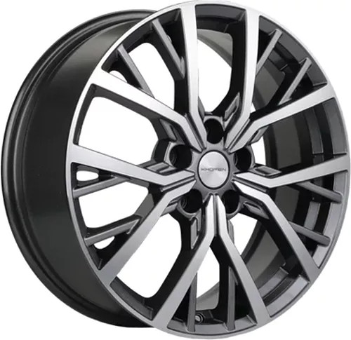 Khomen Wheels KHW1806 (Haval Jolion) 7x18 5x114.3 ET 37 Dia 66.5 Black-FP