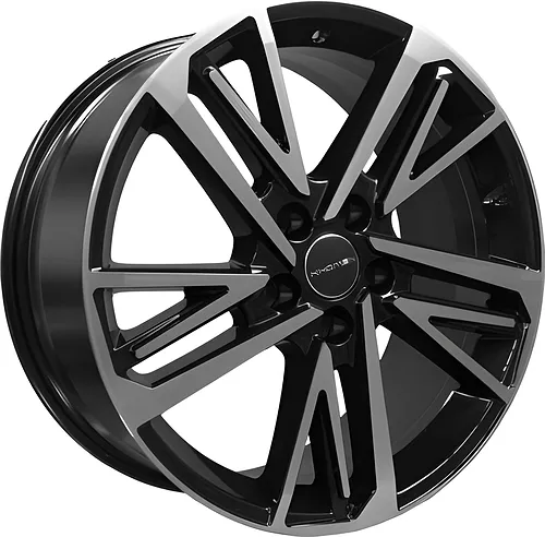 Khomen Wheels KHW1815 (A6/Q5) 8x18 5x112 ET 39 Dia 66.6 Black-FP