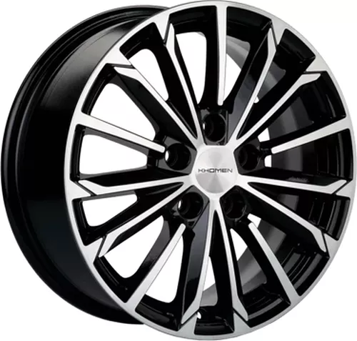Khomen Wheels KHW1611 (Changan CS35) 6.5x16 5x110 ET 46 Dia 63.3 Black-FP