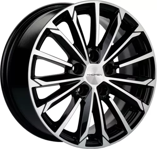Khomen Wheels KHW1611 (Tiggo 3) 6.5x16 5x108 ET 45 Dia 60.1 Black-FP