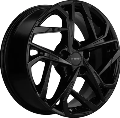 Khomen Wheels KHW1716 (Chery tigo 7pro) 7x17 5x108 ET 40 Dia 60.1 Black