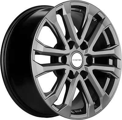 Khomen Wheels KHW1805 (LC Prado) 7.5x18 6x139.7 ET 25 Dia 106.1 Black-FP