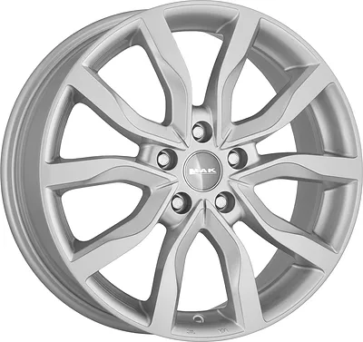 Mak Highlands 9.5x21 5x120 ET 49 Dia 72.6 silver