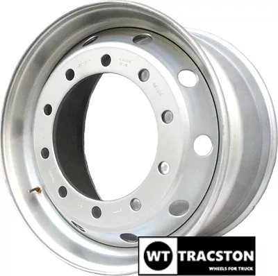 Tracston 10/335/281/135 11.75x22.5 10x335 ET 135 Dia 281 Silver